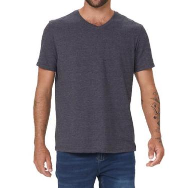 Imagem de Camiseta Masculina Hering 022b, Chumbo, XXG