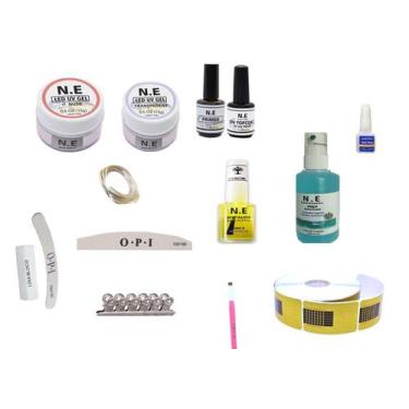 Imagem de Kit Unhas Gel Acrigel Fibra Manicure Reposição Manicure 5.0 - New Eart