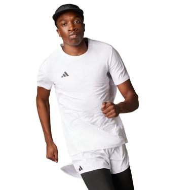 Imagem de CAMISETA M/C ADIZERO ESSENTIALS IN1157 - BRANCO/PRETO 2GG-Masculino