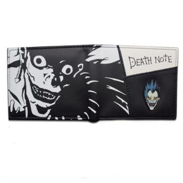 Imagem de Carteira Anime Death Note em material sintético 11,5x9cm - Yiweisai