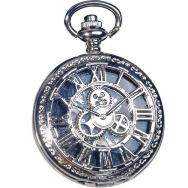 Imagem de Relógio de bolso Quartz Retro para crianças com corrente - yiweisai