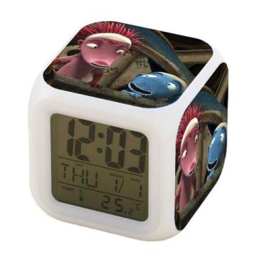 Imagem de Despertador digital LED Elf Lichozroutis Square 8x8x8cm - yiweisai