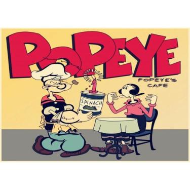 Imagem de Pôster Popeyes Anime Art 30x42cm em papel 150g sem moldura - yiweisai