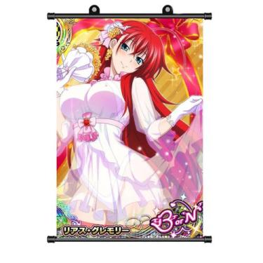 Imagem de Pintura de parede em tela High Schools DxD Rias Gremory Anime - yiweis
