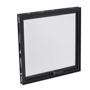 Imagem de Maxim ar Janela 60x60 Vitrô Preto Banheiro Magnum Atlântica