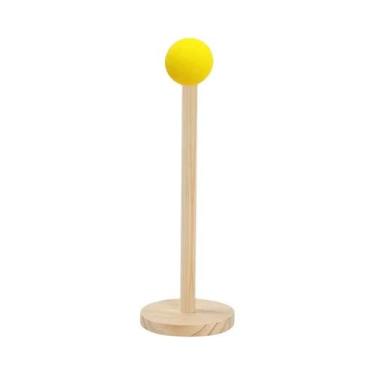 Imagem de Suporte De Madeira Para Elásticos De Cabelo Infantil, Prateleira De Ar