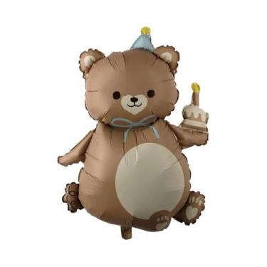 Imagem de Balão Matte Daisy De 40 Polegadas, 6 Peças, Creme, Feliz Aniversário, 