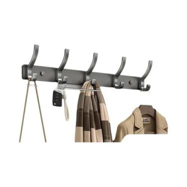 Imagem de Suporte De Toalhas De Alumínio Montado Na Parede, Cabideiro Para Porta