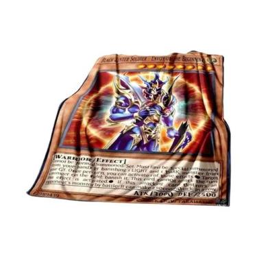 Imagem de Cobertor De Pelúcia Macio Yu Gi Oh Anime Dragão Branco De Olhos Azuis 