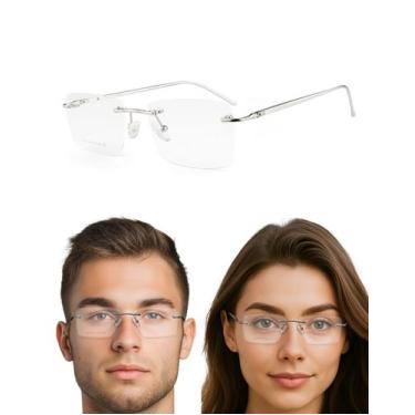 Imagem de Oculos Unissex Sem Aro Flutuante Balgriff Leve Haste Com Mola, Unico, 