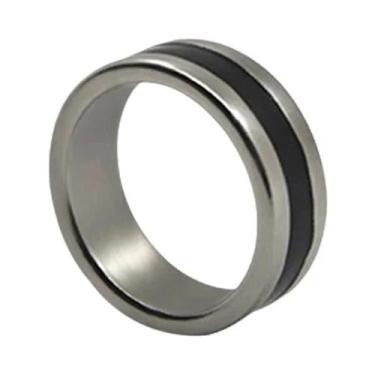 Imagem de Anel Magnético Preto 18-21mm Para Truques De Mágica, Decoração De Dedo