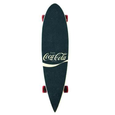 Imagem de Longboard Coca-Cola Maple Alumínio PU 76mm ABEC-7 Licenciado 100x24,5c