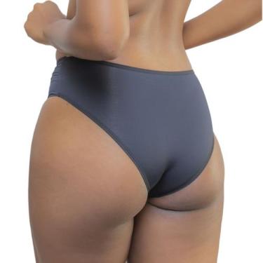 Imagem de Calcinha Premium Cintura Alta Cós Alto Larga Confortavel Pos Parto - P