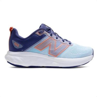Imagem de Tênis New Balance 460 V4 Feminino, Azul claro, Marinho, 38