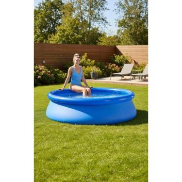 Imagem de Piscina Inflável 3400L Redonda Diversão Família Verão - Congratulation