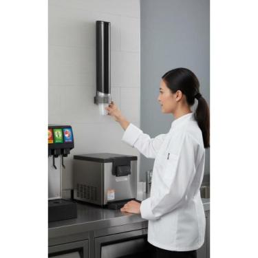 Imagem de Dispenser Suporte Copos Descartáveis Água/Café Preto 180-200 - Congrat