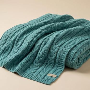 Imagem de Manta Trico Sofa Decorativa 150x90cm Usufruto Tricot c003 Cor:MENTA