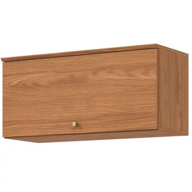 Imagem de Armario Aereo 1 Porta Basculante MDP Puxador em Aluminio Requinte Henn