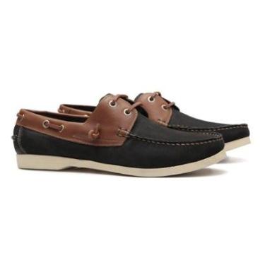 Imagem de Deckshoes Masculino Kanoe Ii Nobuck Marinho Samello-Masculino