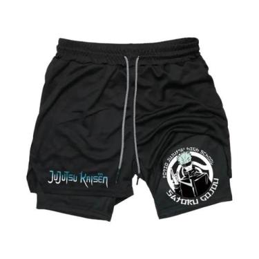 Imagem de Shorts De Compressão Masculinos De Secagem Rápida Jujutsu Kaisen 2 Em 