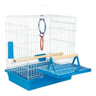 Imagem de Gaiola Calopsita Junior Metal e Plástico Jel Plast Segurança Qualidade