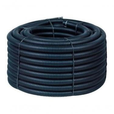 Imagem de Conduíte Eletroduto Dual para Condução Segura de Cabos Elétricos 1-2 Reforçado Preto Higipack