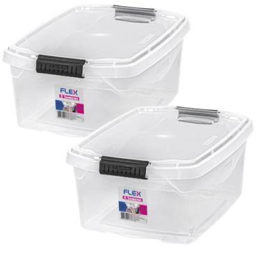 Imagem de Kit 2 Caixa organizadora 6 Litros Sanremo