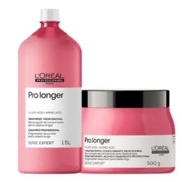 Imagem de Kit Loréal Pro Longer Shampoo 1,5L + Máscara 500gr - Loréal Profession
