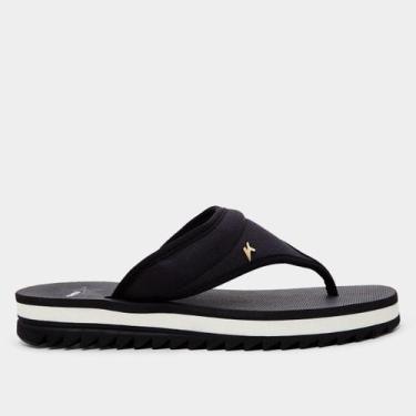 Imagem de Chinelo Kenner Anitta Kyra From Rio Feminino, Preto, Branco, 35