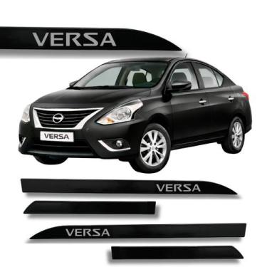 Imagem de Friso Lateral Nissan Versa Facao Protetor de Porta Cores - Macall, Pre