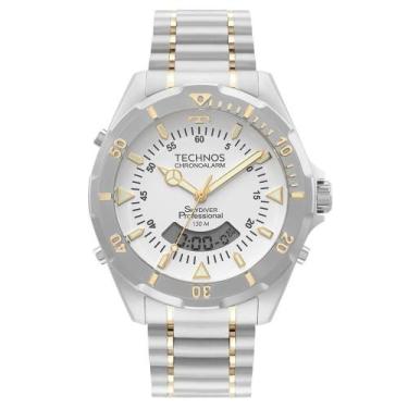 Imagem de Relógio Technos Masculino Skydiver Bicolor Wt2050axn/1b