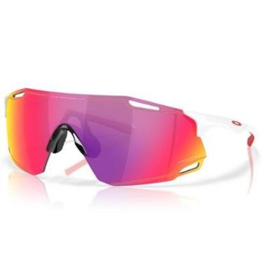 Imagem de Óculos de Sol Oakley Cybr Dyno Polished White Prizm Road-Masculino