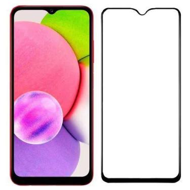 Imagem de Película Vidro 3d Para Samsung Galaxy A03s Cobre Toda Tela 9h - Univer