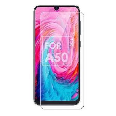 Imagem de Película De Gel Transparente Galaxy A50 Cobre Tela Toda Excelente Qual