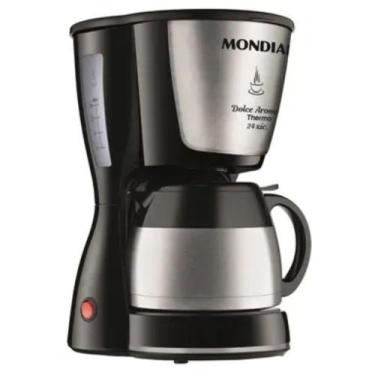 Imagem de Cafeteira Dolce Aroma Thermo 24 Xícaras Filtro Permanente Mondial, Pre
