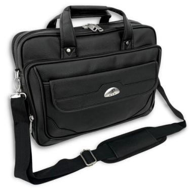 Imagem de Bolsa Pasta KVN Notebook Grande Couro Masculino Maleta Executiva