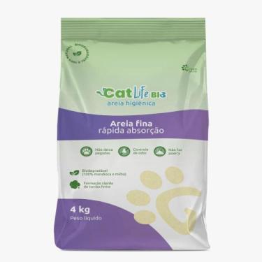 Imagem de Areia Higiênica Catlife Bio Fina Rápida Absorção Gatos 300g - Green li