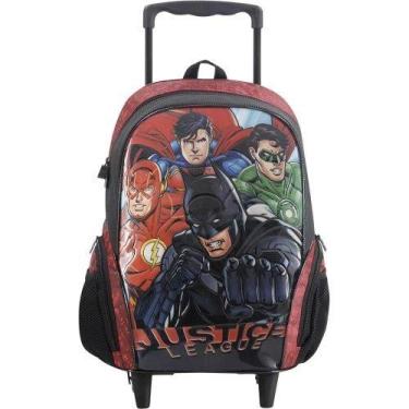 Imagem de Mochila Com Rodinha Liga Da Justiça Rebirth Xeryus