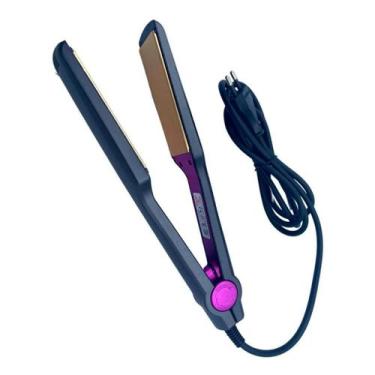 Imagem de Prancha Chapinha de cabelo Cerâmica com detalhes em flores 45w BIVOLT 
