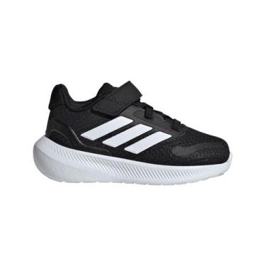 Imagem de Tênis Adidas Runfalcon 5 Infantil, Preto, Branco, 17