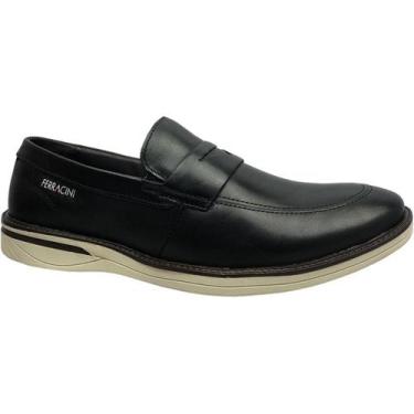 Imagem de Mocassim Ferracini Monterrey Masculino, Preto, 42