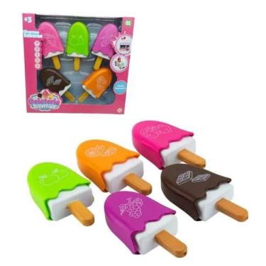 Imagem de Kit Brinquedo Gelateria Comidinha Sorveteria Infantil Picolé - Arktoys