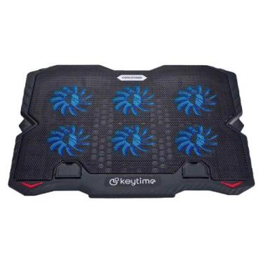 Imagem de Suporte de Notebook com 6 Coolers Coolstand 6 Preto Keytime