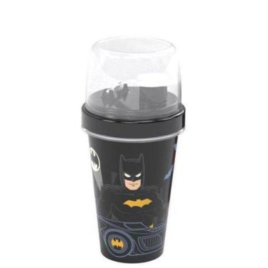 Imagem de Mini Garrafinha Shakeira Infantil 320ml Batman - Plasutil