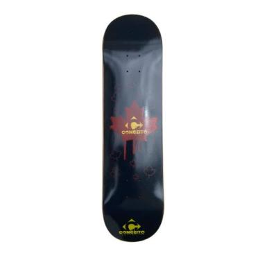 Imagem de Shape de Skate Conceito Logo Folha 100% Maple Canadense - Conceito Ska