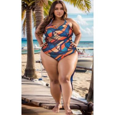 Imagem de Maio Plus Size BUZIOS Bojo Removivel Do TAM 46 ao 64 - Bela Mulher GG,