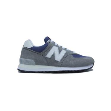Imagem de Tenis New Balance 574v2 - masculino - cinza+azul marinho, Cnz, Azl m, 