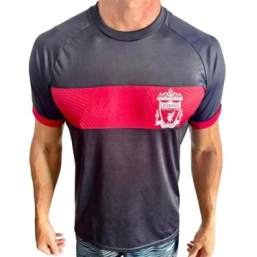 Imagem de Camiseta Liverpool Bee Preto Vermelho Oficial Licenciada SPR - SPR Spo