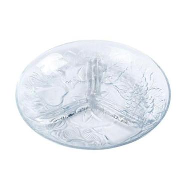 Imagem de Petisqueira de Vidro 20cm c/ 3 Divisórias N223120-9-Kimglass