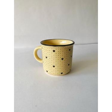 Imagem de Caneca Retro Corações 340ml  - ZC